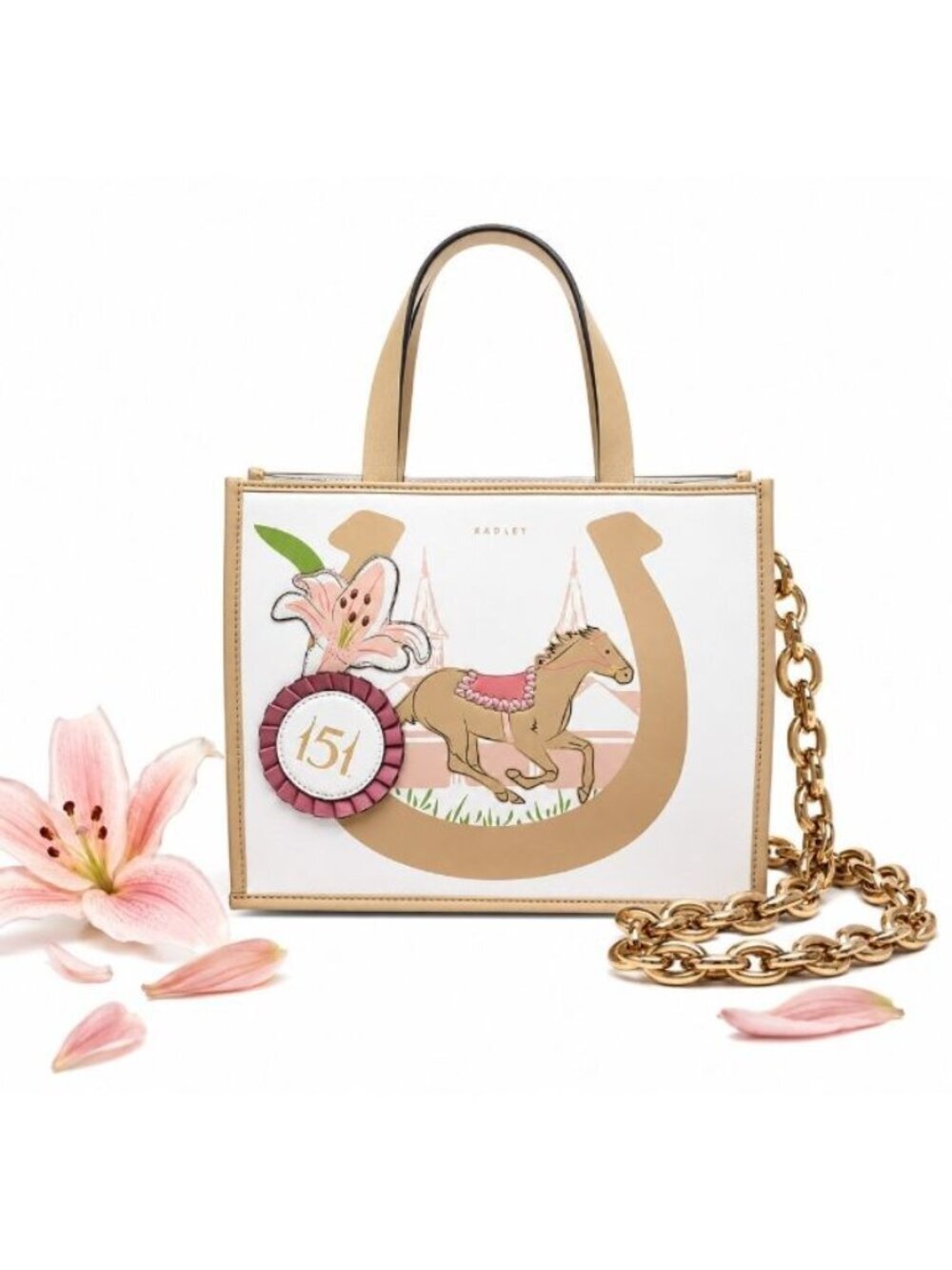 Radley London Kentucky Derby 151 Small Satchel NWT Leather Limited Edition SS25